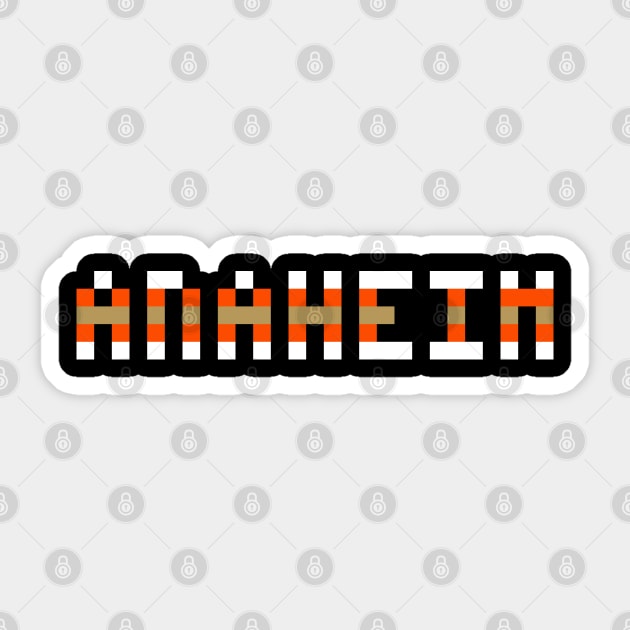 Pixel Hockey City Anaheim 2017 Sticker by gkillerb